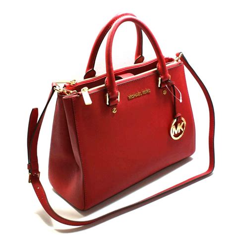 michael michael kors sutton medium satchel chili|Michael Kors Sutton Medium Satchel Leather Bag/ Shoulder Chili .